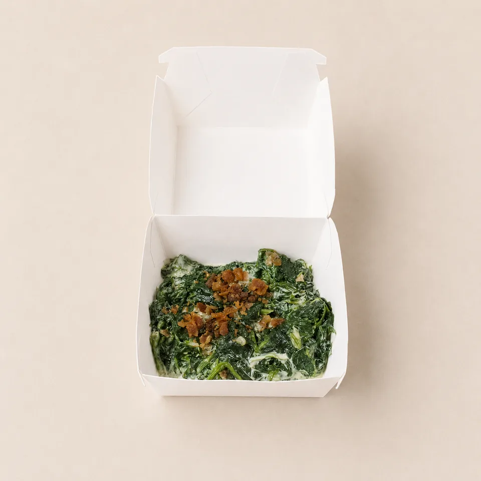 Hamburguesa Clamshell, multipapel biodegradable con recubrimiento interior para hamburguesas, papas, alitas. Vista 2