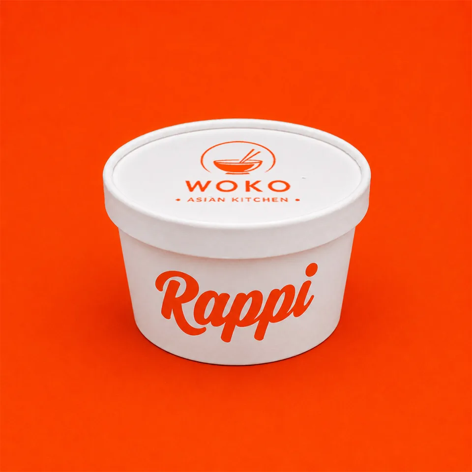 Sopas con Tapa, multipapel biodegradable con recubrimiento antihumedad para pozole, ramen, caldos. Vista 4