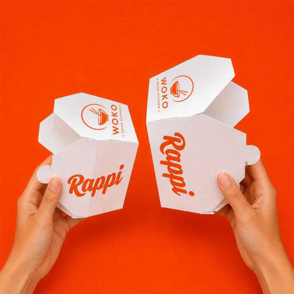 Pagoda Horizontal, multipapel biodegradable con recubrimiento interior para tacos, tamales, chilaquiles. Vista 4