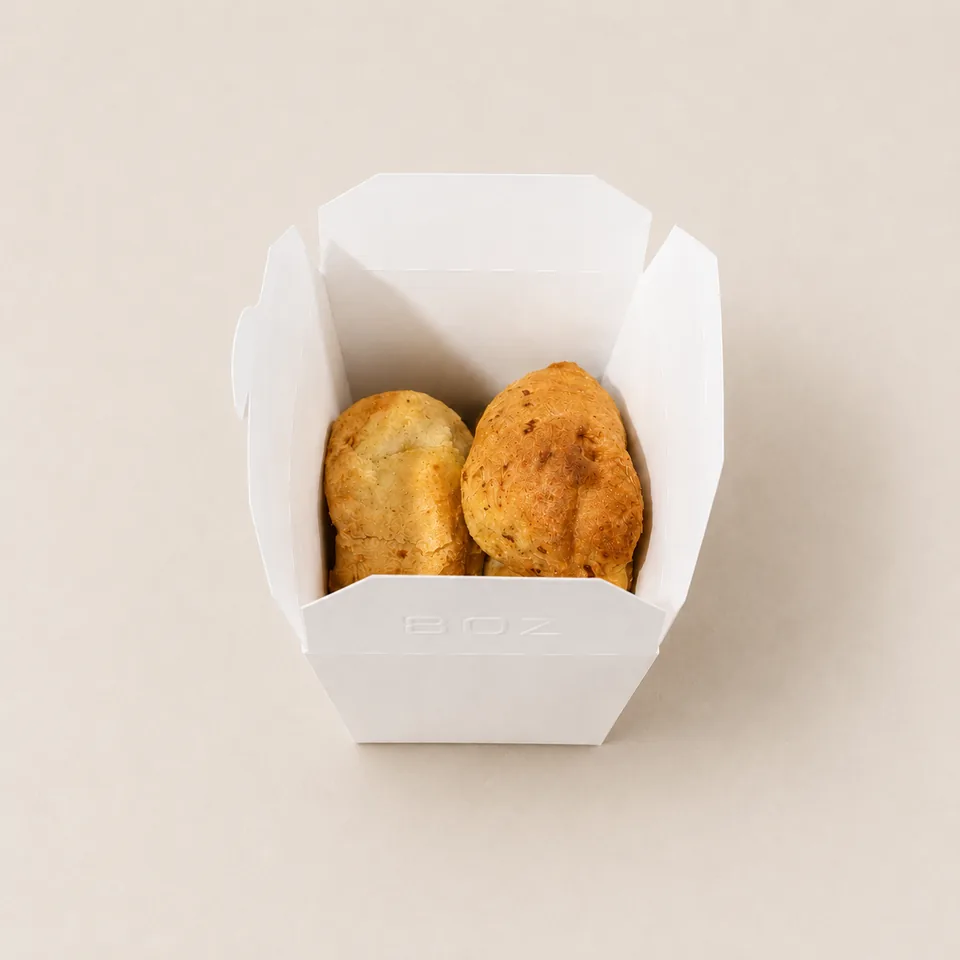 Rice Box, multipapel biodegradable con recubrimiento interior para arroz, noodles, bowls. Vista 3